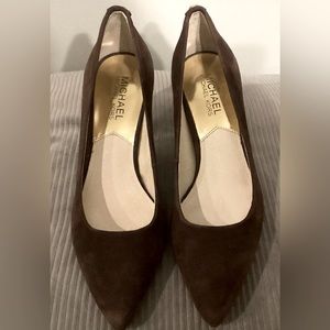 Michael Kors Brown Suede Pumps Size 6